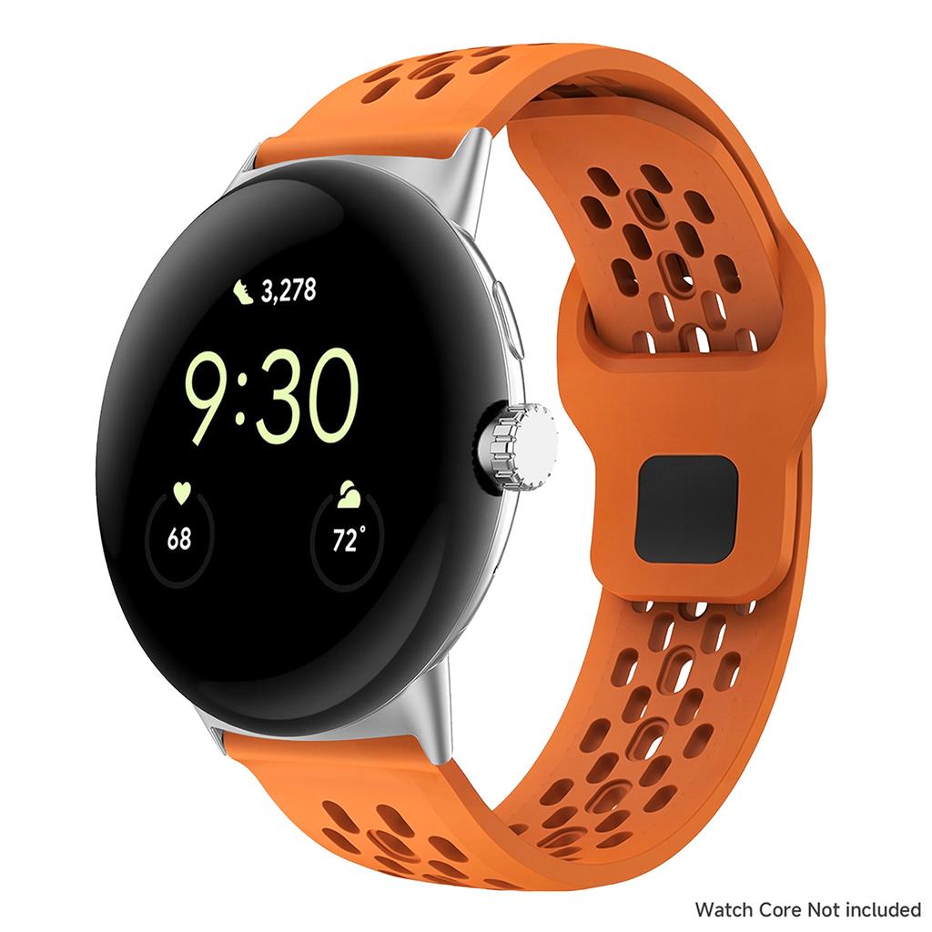 Silicone Band For Google Pixel Watch 5/4/3/2/1 Breathable Sport Strap For Pixel 3/4/5 45mm Smartwatch Replacement Soft Bracelet