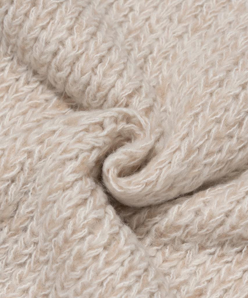 OTHERFITS Alpaca Round Wool Knit (Ivory)