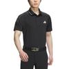 Adidas 3-Stripes Aeroready Color Block Logo Design Golf Sport Comfortable Short Sleeve Polo Shirt Men Polo Shirts Black IM6401