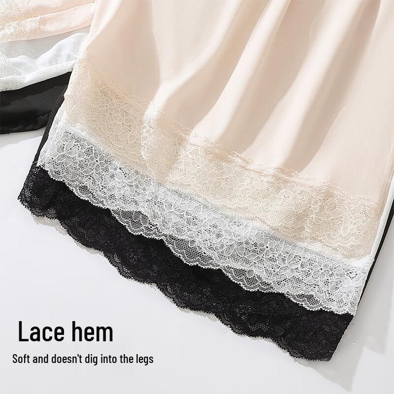 Women's Ice Silk Lace Safety Shorts