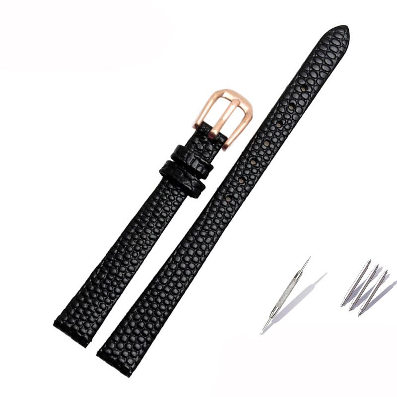 Kleines Armband aus Rindsleder für AJIDOU Zeitstempel Fossil Poly Time Uhrenarmband Damenuhrkette Armband 8mm 10mm 12mm 14mm