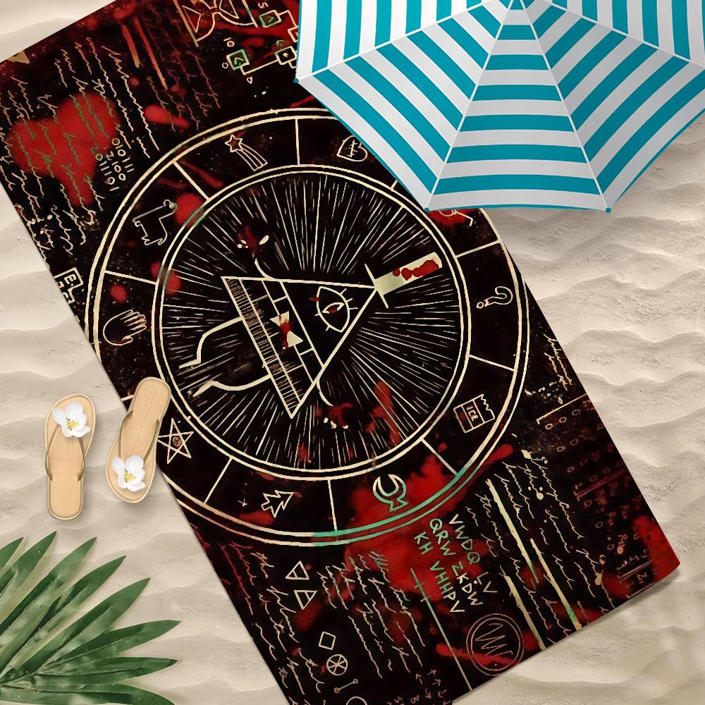 Towel Sauna Gift G-GravityS-ES PoolGym F-Falls Beach Travel Shower Quick Dry 39Anime Sports Towels Camping Soft