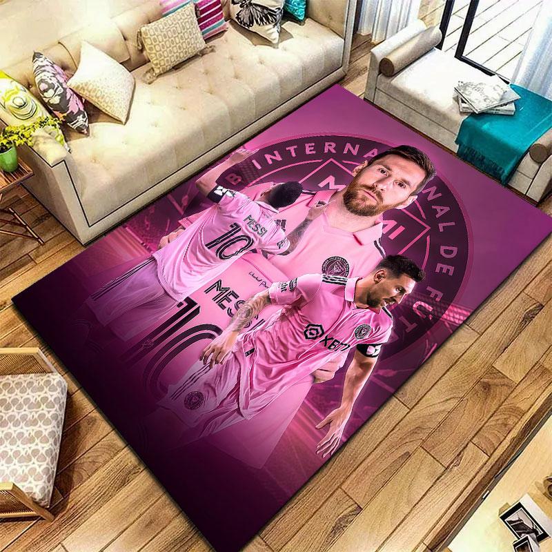 Lionel Messi Carpet Rug for Living Room Bedroom Home Sofa Decoration,Kids Play Non-slip Floor Mat