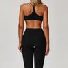 Women's Sports Bra Seamless Fitness Yoga Top Stretchy Supportive Workout Running Athletic Activewear