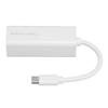 DC To USB C Adapter 65W PD DC To USB C Converter DC Power Adapter 5.5X2.1mm Female To USB C Male Adapter White