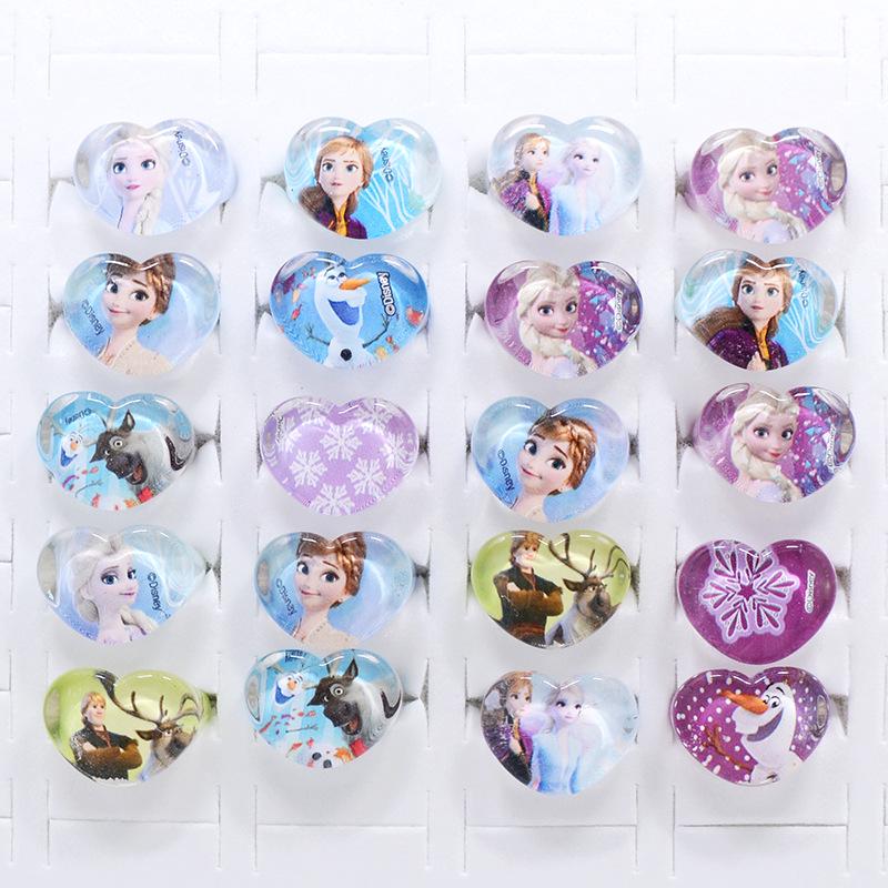 

Snow White Princess Acrylic Finger Ring for Girls - Cute Children s Day Gift