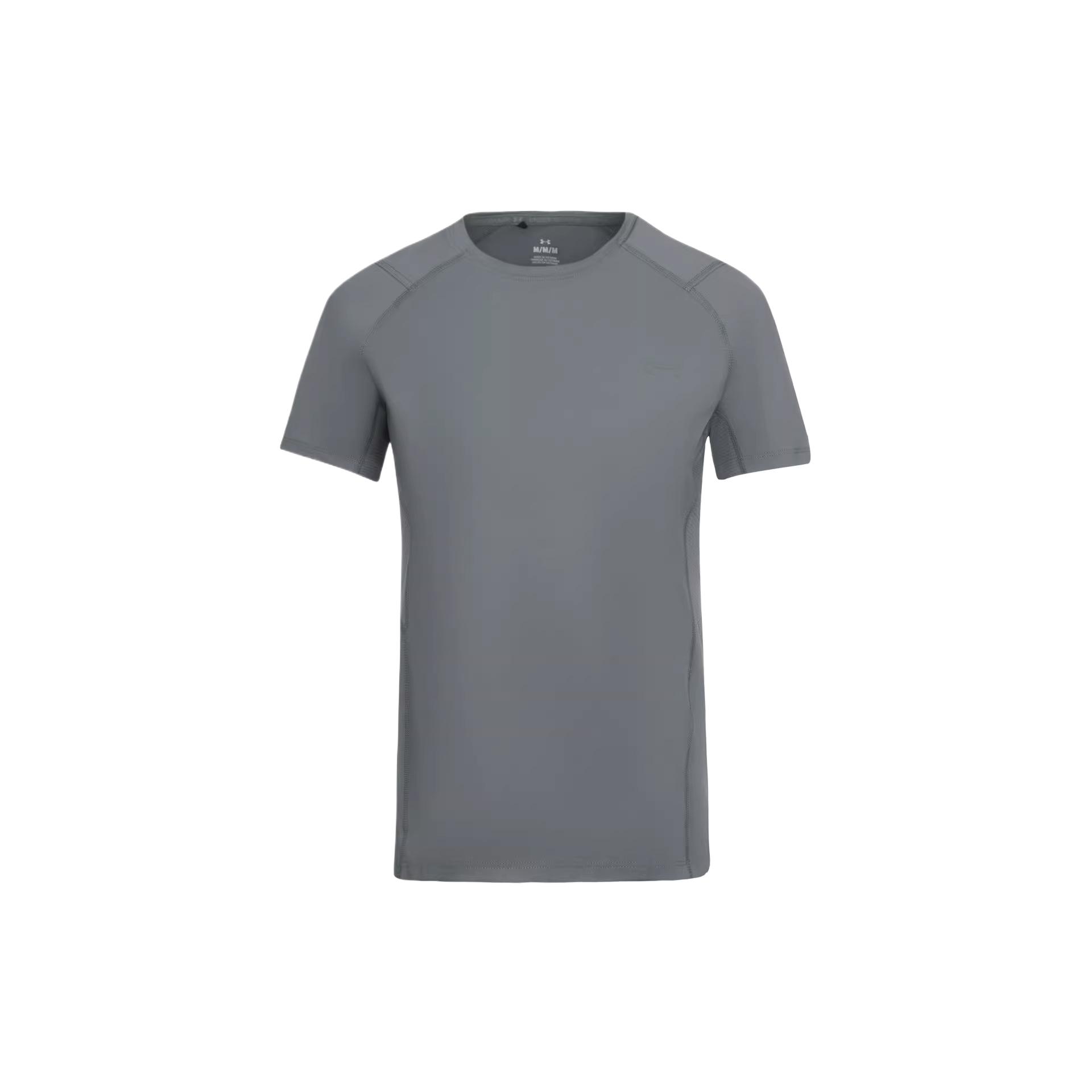 

Under Armour Премиум Стильная Однотонная Круглый Вырез Короткий Рукав Тонкая Поясная Футболка с Рукавами Реглан Женские Топы 6014345-709 S