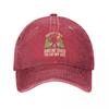 Bigfoot Is Real And He Tried To Eat My Ass Baseball Cap Distressed Washed Sasquatch Sun Cap for Men Women Outdoor Caps Hat