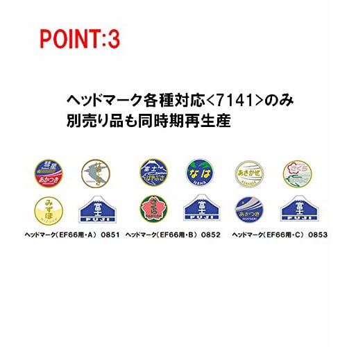 TOMIX N Gauge EF66-0 Late Model 7141 Railway Model Electric Locomotive