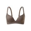 One cup, breathable, seamless, comfortable and small, gathered, anti-sagging, double breasts, no steel ring breasted bra