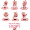 Zanmangloppy Figurine 6pcs Action Figure Model Toys Desktop Decoration Kids Gift