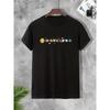 Neues Herren Cartoon Astronaut und Planet Print T-Shirt Bestseller Baumwolle Kurzarm Top Taschenversand
