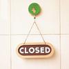Wooden Double Sided Door Sign Rope Hanging Business Open Sign for Store Door Hanging Tag  Bar Use