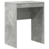 Desk with Drawers and Shelf 2 pcs Concrete Grey