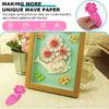 EXCEART 2pcs Quilling Crimper & Winder Machine - Plastic Hand Tool for DIY Paper Craft - Assorted Color