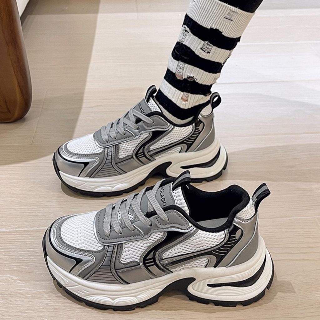 Women's Fashion Sneakers New Casual Running Sneakers Design Luxury Women's Shoes Breathable Tennis Shoes Platform Shoes