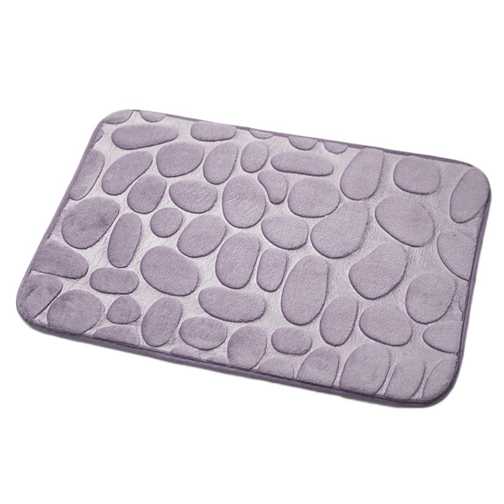 

Absorbent Non-slip Cobblestone Rug Door Mat Bathroom Kitchen Carpet Rug