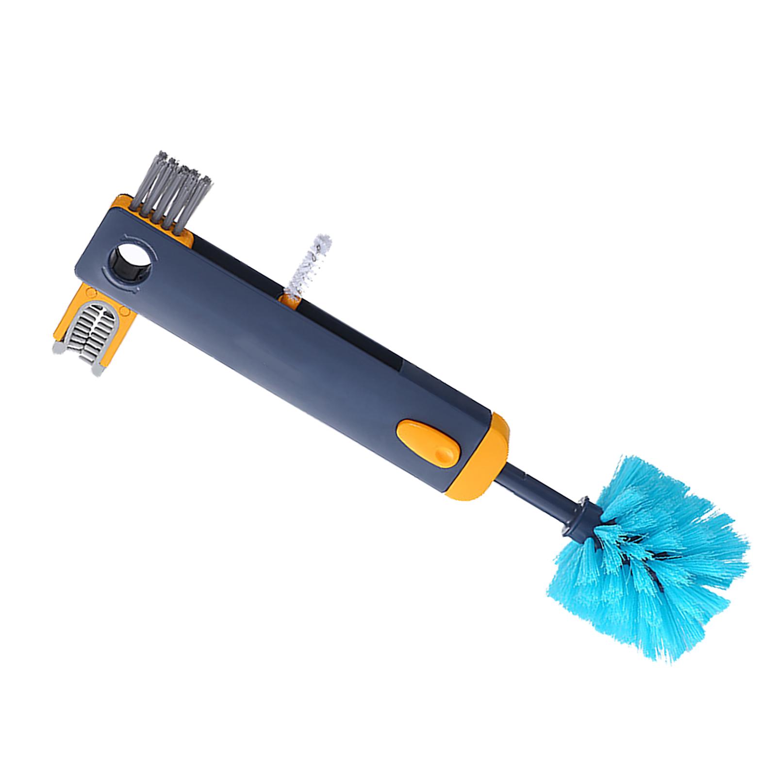 4 in 1 Bottle Brush Multi Functional Extendable Long Handle Bottle Cup Lid Cleaning Brush