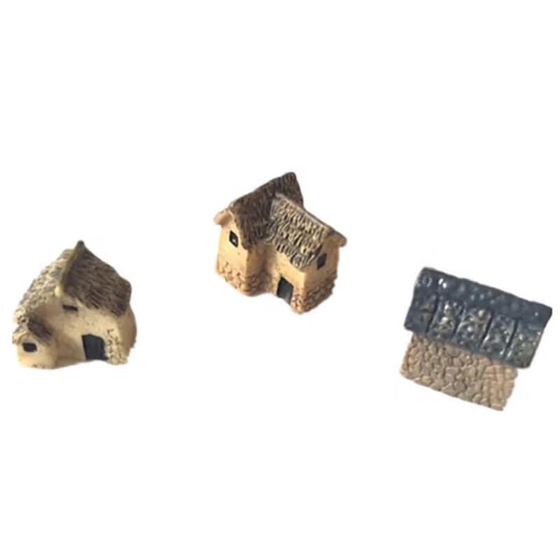 Sand Table Miniature Resin Houses & Accessories Kit