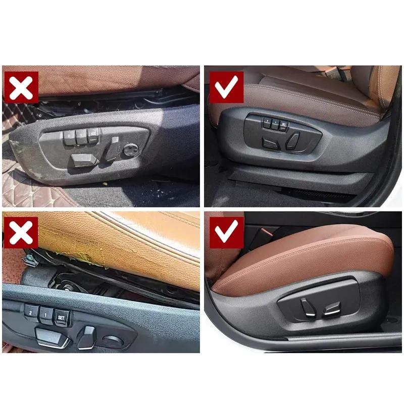 Car Front Seat Side Bracket Plastic Track Rail Cover Support For BMW 5 M5 GT6 X5 X6 7 F10 F11 F15 F16 F01 F02 F07 G12 G30