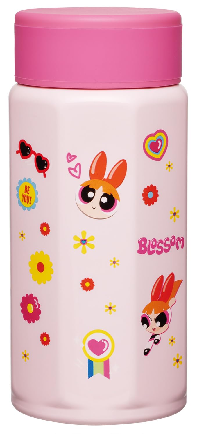 

Skater Stainless Steel Mug Bottle 350ml Easy to Hold Octagonal Insulated Water Bottle Powerpuff Girls STO4-A
