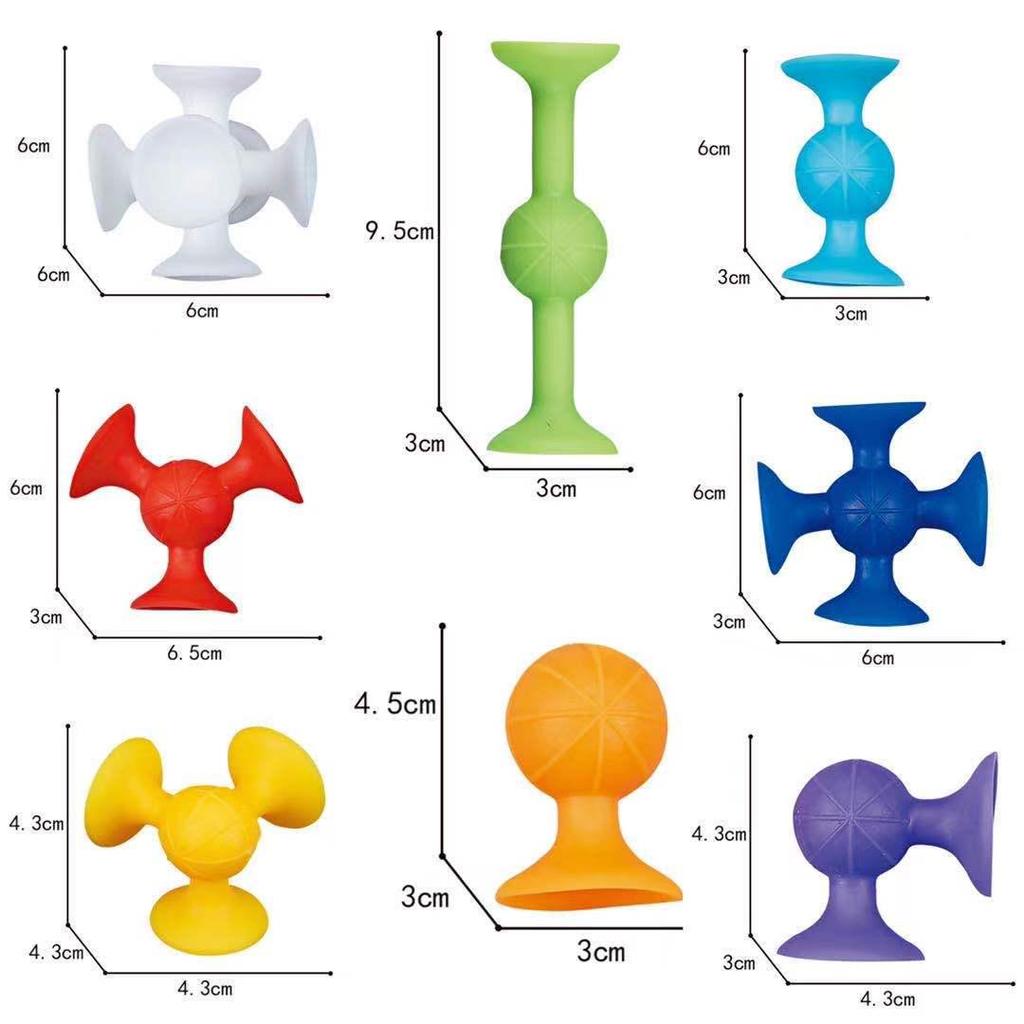 DIY Large Suction Cup Sticky Blocks: Changeable Science & Education Toys for Children