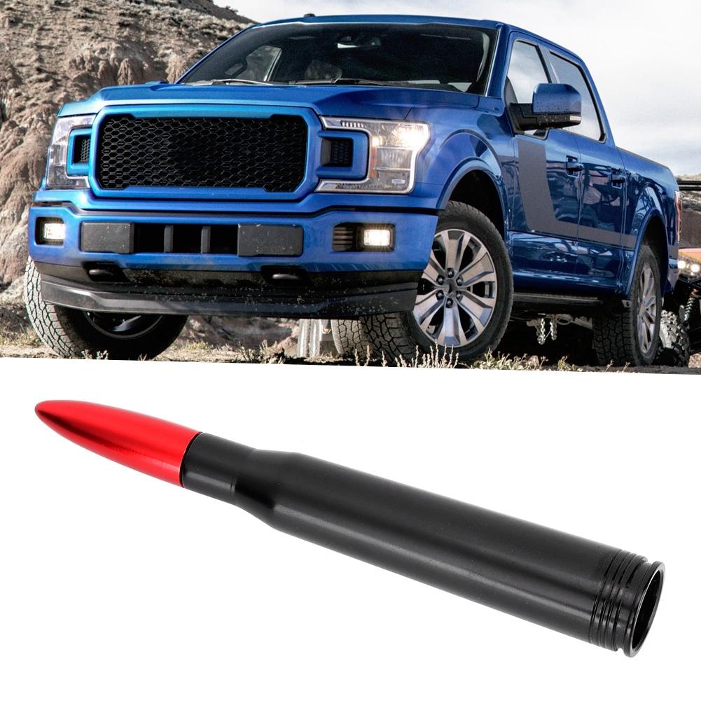 Vehicle External Antenna 50. Cal Bullet Ammo Shaped Antenna Kit Fit for Ford F150