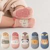Kids Floor Short Socks For Girls Boys Cotton Cartoon Toddler Anti-slip Socks For Children Casual Baby Child Home Sock Spring Autumn