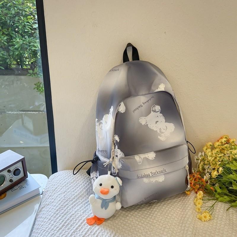 Fashionable Gradient Print Backpack With Spacious 20-35l Capacity And Waterproof Design