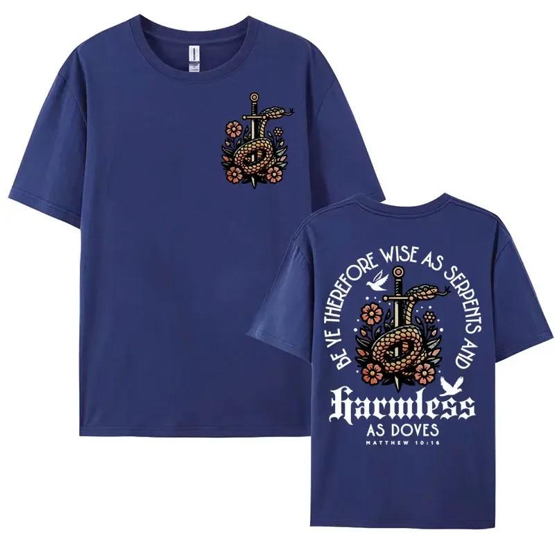 Mens Harajuku Christian Aesthetic T-shirt Bible Verse Religious Faithful Apparel Y2k T Shirts Man Women Casual Oversized T Shirt