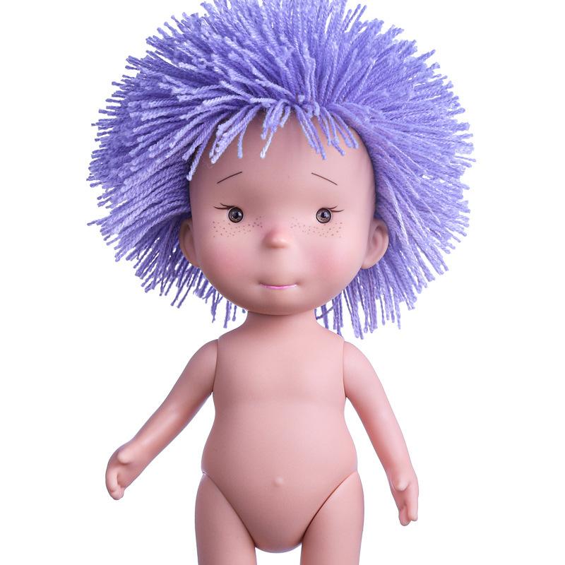 New Mia 24Cm Vinyl Naked Dolls With Movable Joints Waldorf Diy Custom Play Dolls For Kids Pretend Play Handmade Craft Toys