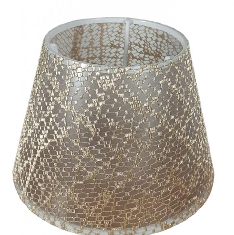 

Кепка Абажур Готовая Шляпа Бежевая Кружевная Ткань