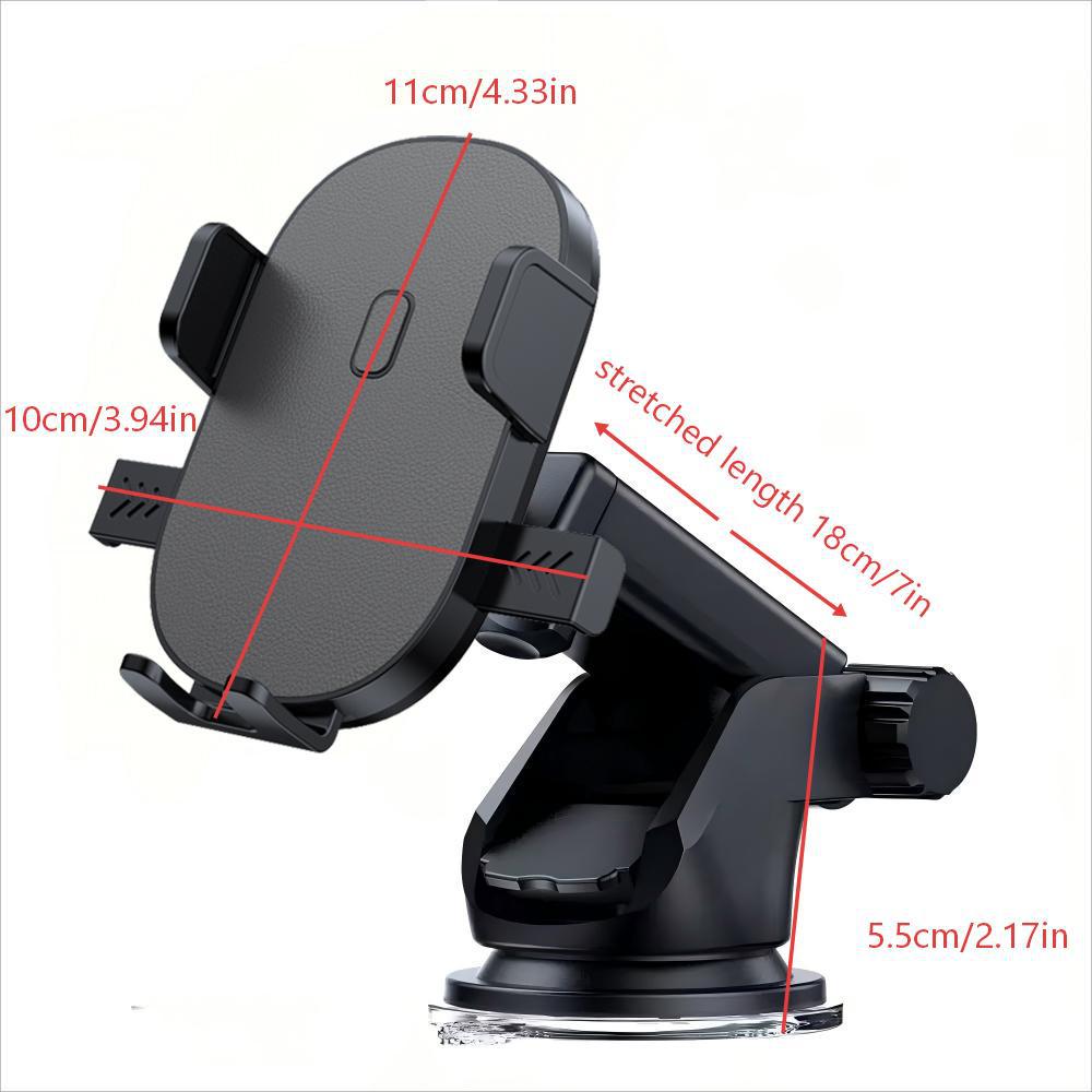 

New car mobile phone holder Car suction cup Multifunctional table Center console Mobile phone navigation bracket чёрный
