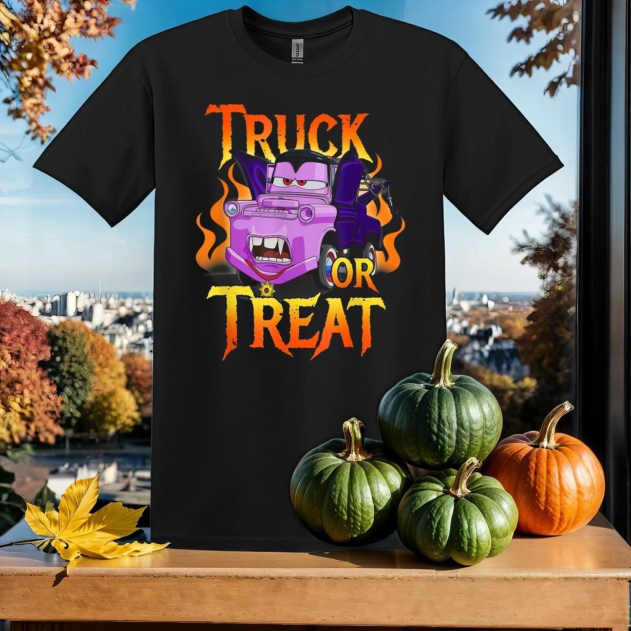 Truck or Treat Tow Matter T-Shirt Mens Womens Tees Top T Shirt Mens Womens Tees Top Men Women Unisex Tshirt SY808 3XL