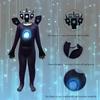 Halloween Cosplay Party Bodysuits With Headwear Cartoon Game Outfit