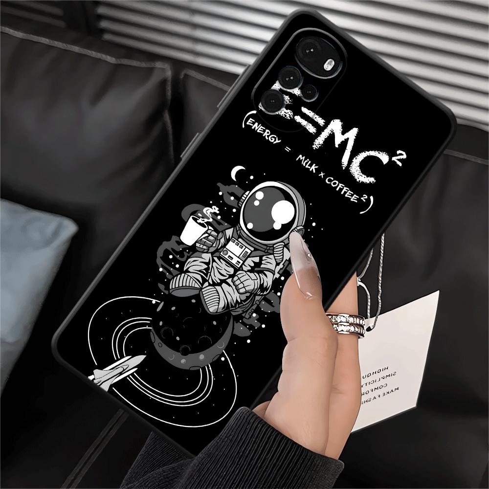 

Cartoon Astronaut Phone Cover Case for Motorola Moto G22 Edge40 G52 G51 G73 G53 G30 G71 G32 G60s Edge 20 Pro 30 Lite G50 Motorola Moto G73