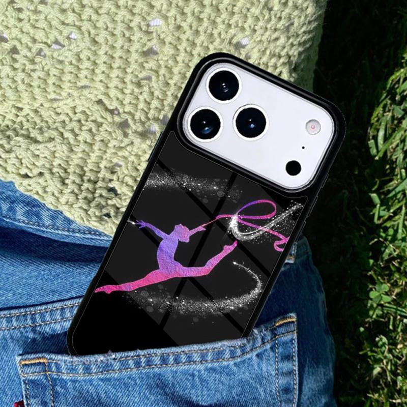 Love Gymnastics Phone Case For iPhone 17 AIR 16 Pro Max 15 14 Pro 11 12 13 Shockproof Silicone Cover