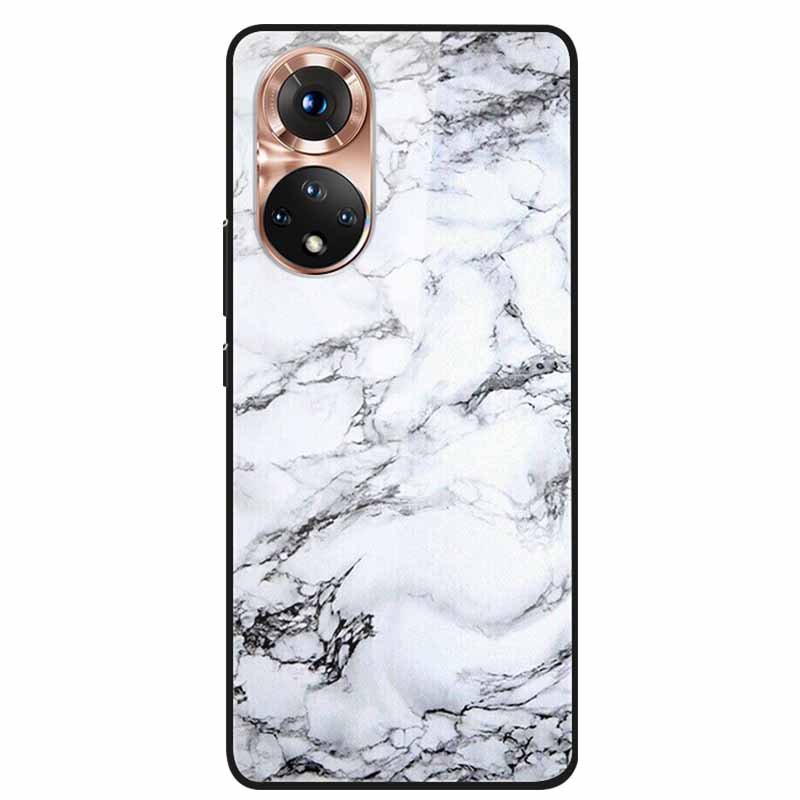 For Honor 50 Case Marble Tempered Glass Back Cover Hard Case For Huawei Honor 50 Pro Phone Cases NTH-AN00 NTH-NX9 Fundas Coque