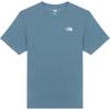 Letter Print Crew Neck Short Sleeve T-Shirt Men Tops Fog-Blue NT7UR20C