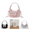 Fashionable Korean Style Mini Shoulder Bag For Kids With Cute Bow Design