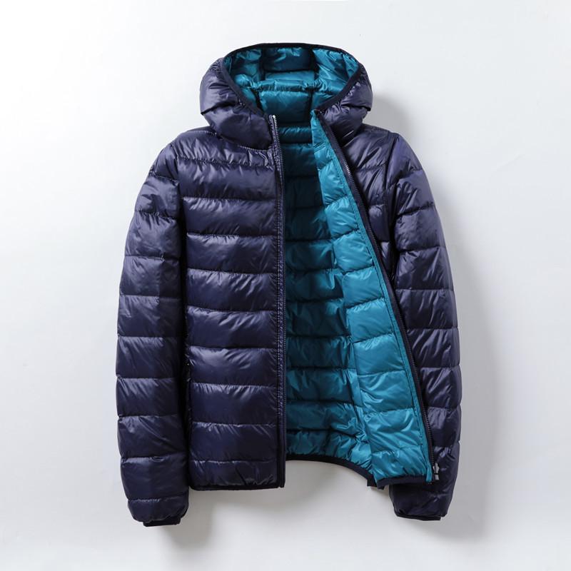 2024 Lightweight Reversible Hooded Down Jacket for Women - Plus Size