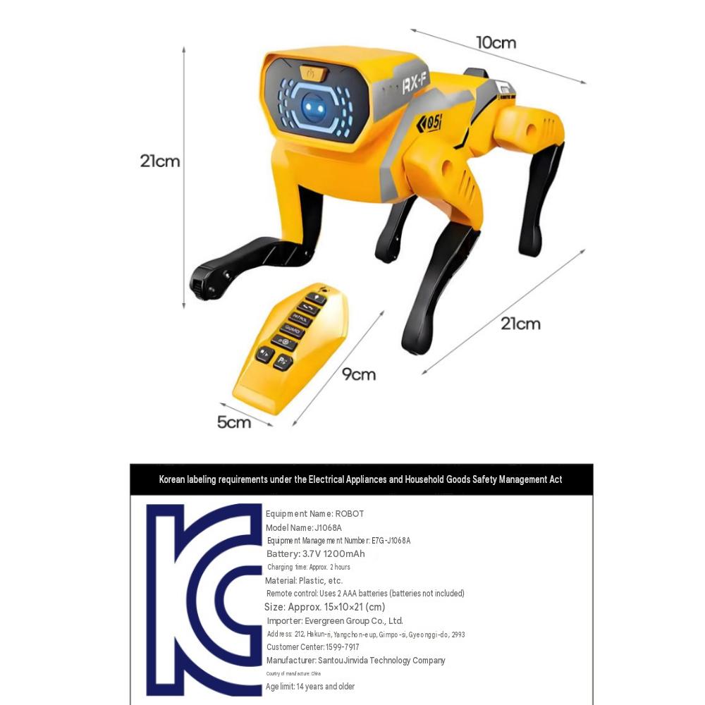 CyberDog Slimme LED Geluid Afstandsbediening Speelgoed Lopende Robot Hond RC Speelgoed