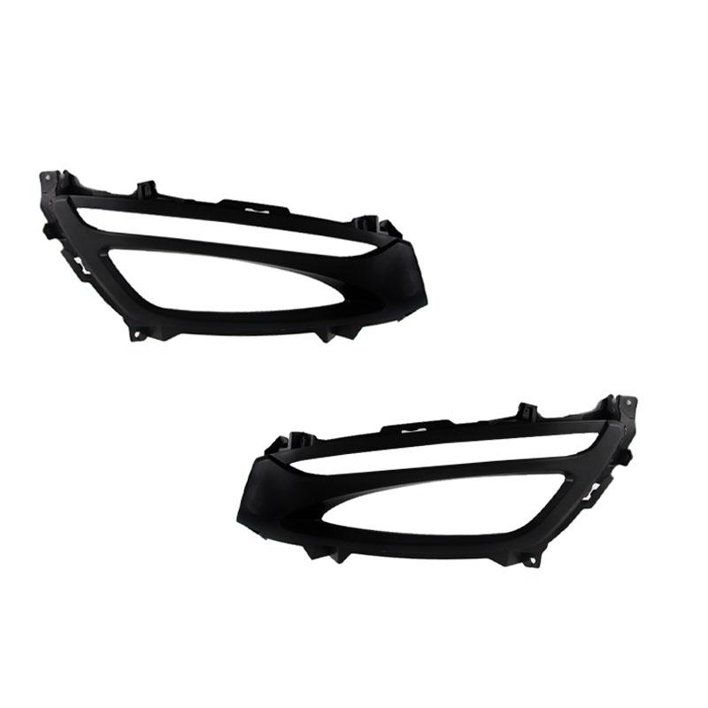 Car Accessories Front Bumper Black Bezel Cover Fog Lamp For KIA Optima K5 2010-2013 Auto LED DRL Daytime Running Light Assembly