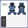 New Dog Warm Fleece Coat with Hood, Graphite Carbon Fiber Cotton Waterproof Down Jacket Colorful Dog Clothes