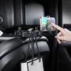 Multifunction Rear Headrest Hook Car Phone Holder Adjustable Automobile Headrest Phone Clip for GPS Navigation
