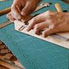 1pc A5 Self-Healing Cutting Mat 1-Pack - Double-Sided Plastic Craft Board with Grid for Sewing, Scrapbooking & Fabric