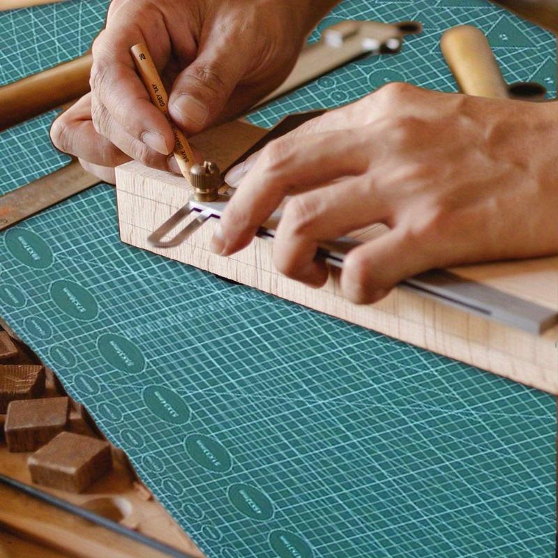 1pc A5 Self-Healing Cutting Mat 1-Pack - Double-Sided Plastic Craft Board with Grid for Sewing, Scrapbooking & Fabric