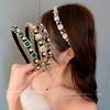 Rhinestone Pearl Korean Anti-Slip Headband: Fashionable, Versatile Hair Accessory for Women