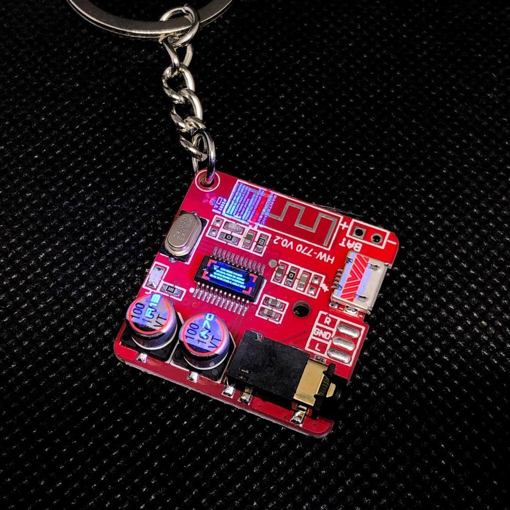 Cyberpunk Schoolbag Pendant Keychain Cyberpunk Metal Cool Circuit Board Charm For Boys Girls Vending Machine