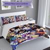 3pcs Custom Name JoJo's Bizarre Adventure Set,Includes 1 Duvet Cover and 2 Pillowcases,All-season Bedroom Decor